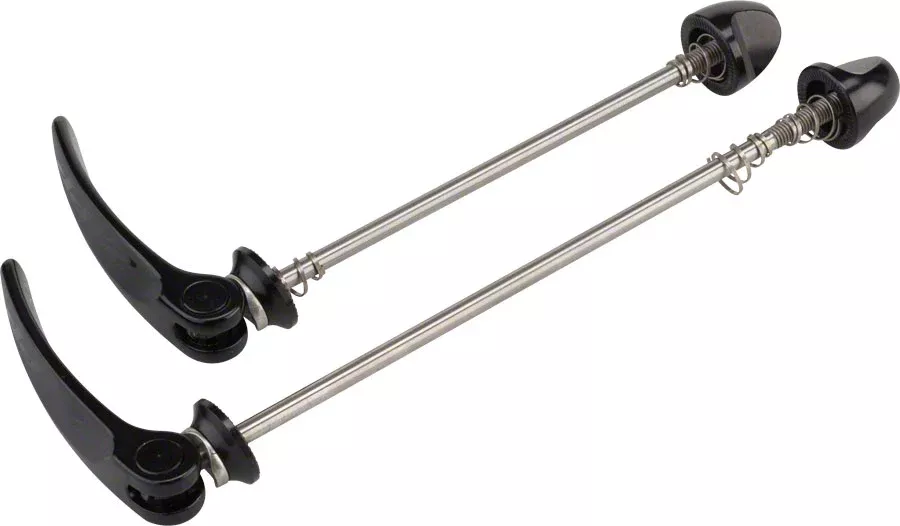 Zipp Tangente Quick Release Skewer Set – 100mm/130mm Titanium BLK With BLK Logo
