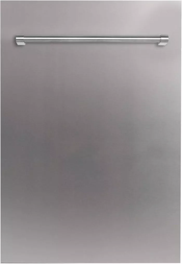 ZLINE 18 in. Top Control Dishwasher in Stainless Steel with Stainless Steel Tub and Traditional Style Handle