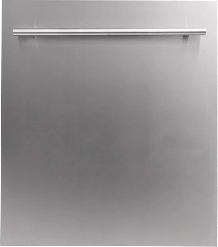 ZLINE 24 in. Fingerprint Resistant Top Control Dishwasher with Stainless Steel Tub and Modern Style Handle, 52dBa